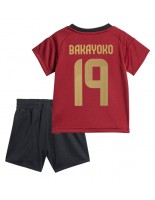 Belgia Johan Bakayoko #19 Hjemmedraktsett Barn EM 2024 Korte ermer (+ bukser)